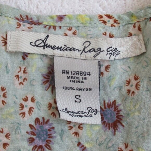 American Rag Tank Top Size Small Flower Print - Picture 11 of 11